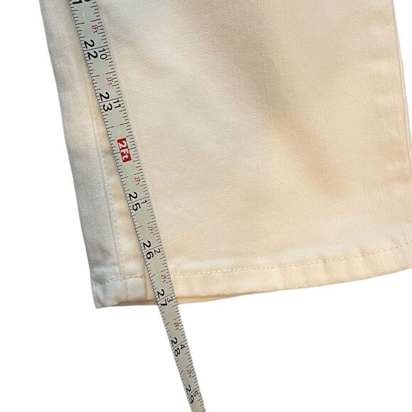 Soft Surroundings Straight Leg Pull On Ultimate Denim Relaxed White Jean Size PS - Picture 9 of 14